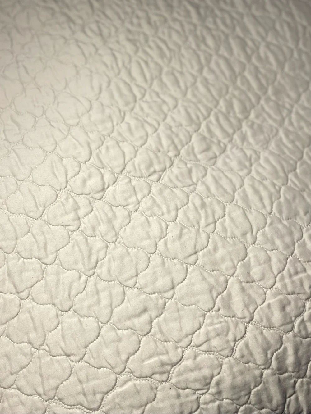 Heavy! JCPENNY. Quilt 86”x84” in bl/gray, gold, tan, & cream. 100% Cotton